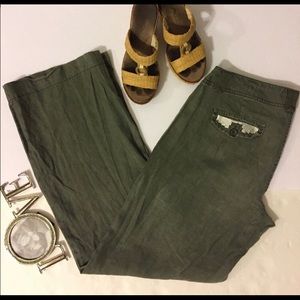 INC International Concept Linen Trousers (B6)